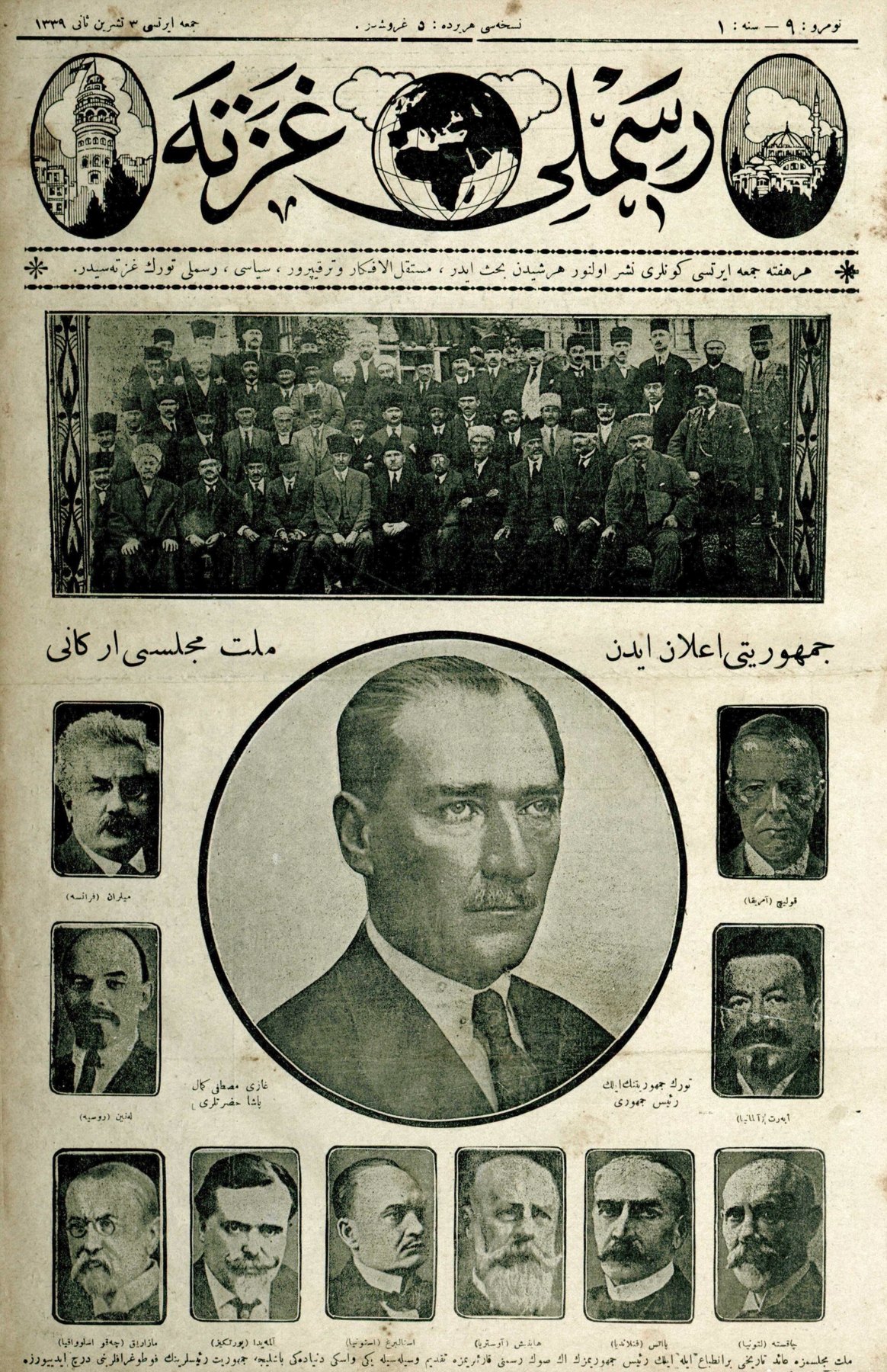 29 Ekim 1923 · Cumhuriyet’in ilanı